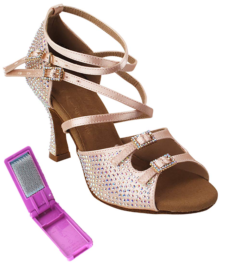 Best Women's Crystal Dance Shoes - Comfortable & Elegant for Ballet, Ballroom, and Latin Dance Performances