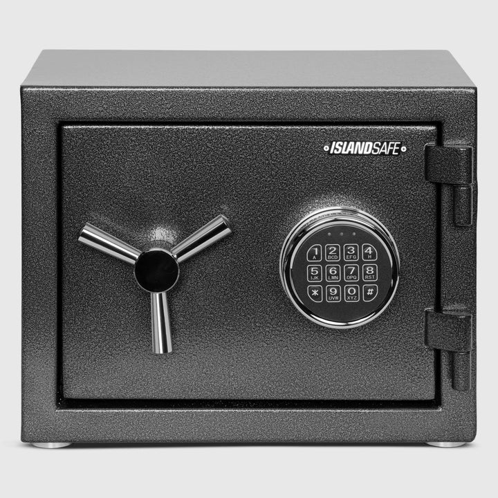 IslandSafe FNS30 FireShield Compact Fireproof Safe Box for Documents & Valuables - Home, Office & Travel Use
