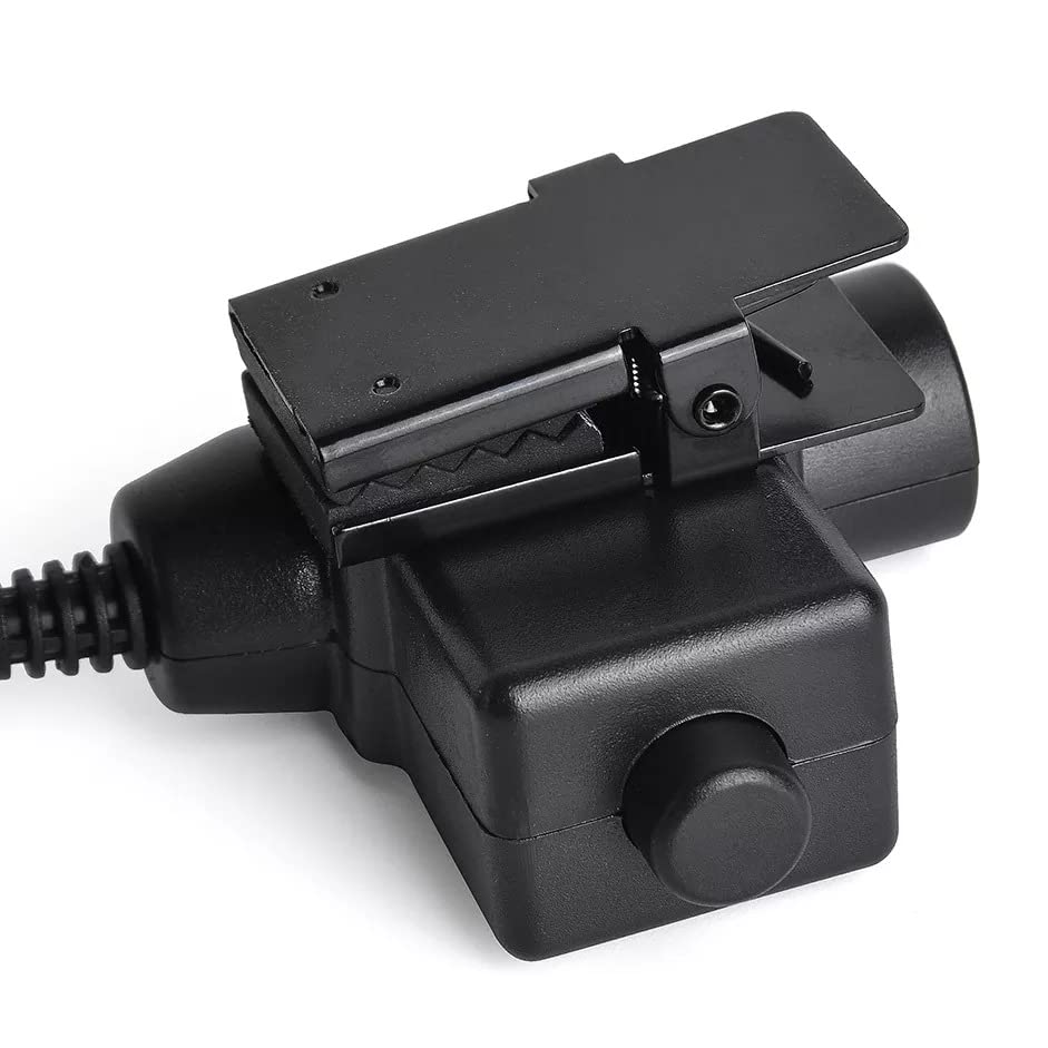 WODASEN Tactical U94 PTT Adapter Cable - Compatible with Retevis RT29 RT87 RT48 RT47V RT82 RT83 & Ailunce HD1 Motorola GP328Plus 2-Way Radios - Secure Walkie Talkie Connector for Emergency Communication, Outdoor Adventures, and Tactical Operations