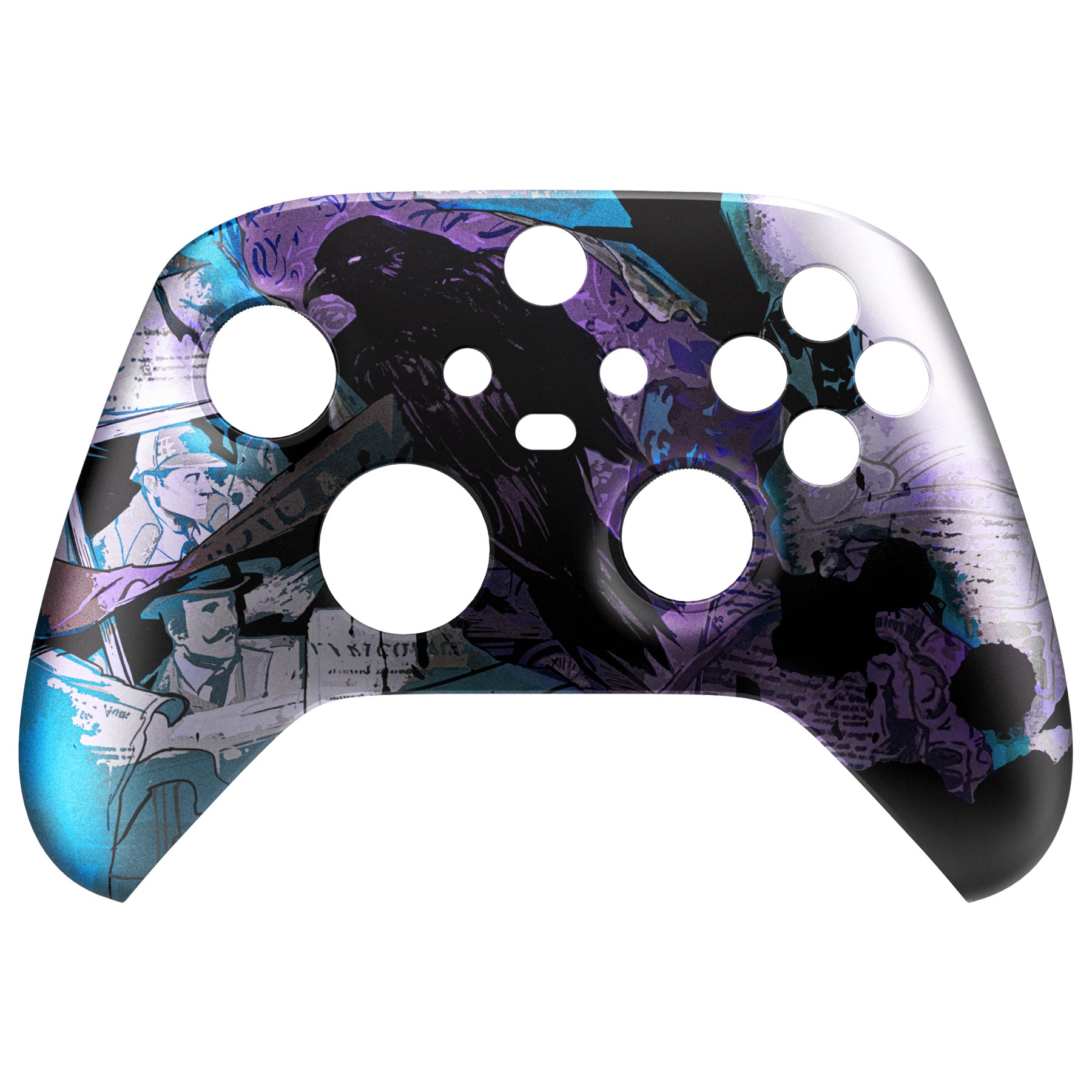 eXtremeRate Replacement Faceplate & Front Housing Shell for Xbox Series X & S Controller - Custom Gaming Shell Cover - Perfect for DIY Mods, Controller Repair & Personalized Gaming Setup