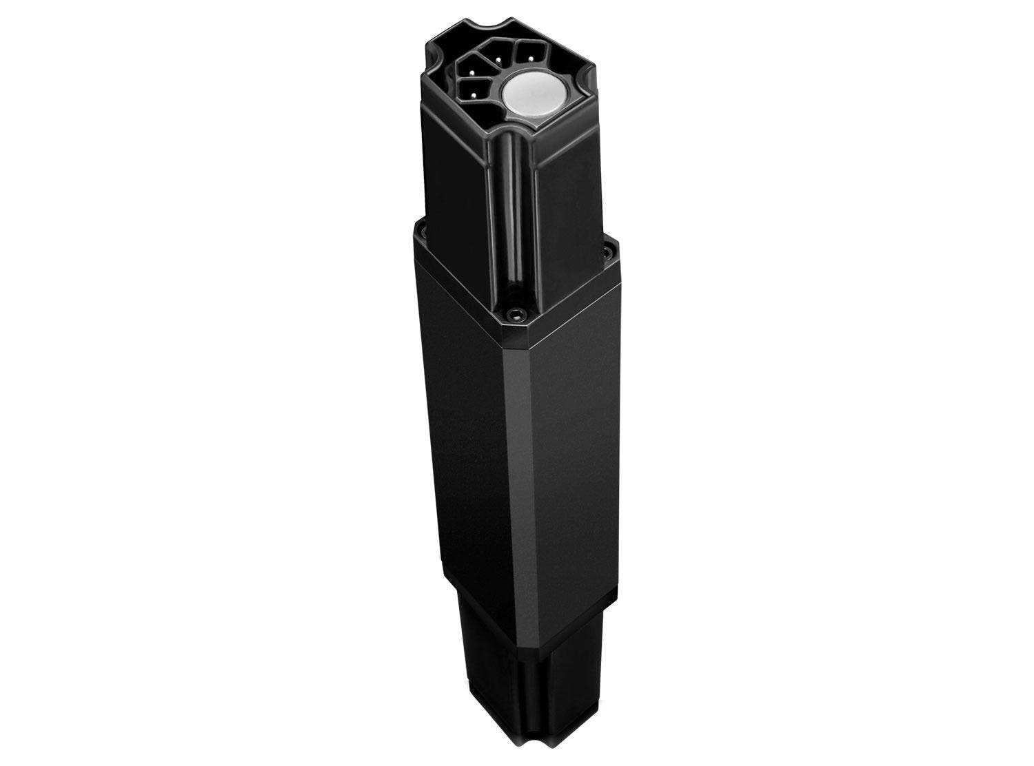 Evolve50-PL-SB Column Speaker Pole Mount - Heavy Duty Adjustable PA System Stand for Indoor/Outdoor Events, DJ Setups & Live Performances