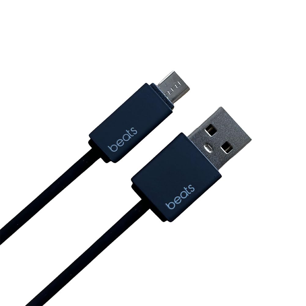 Beats Powerbeats 3 & 2.0 Replacement USB Charging Cable | Compatible with Solo 3, Studio & Pill Speakers | Fast Charging Micro USB Cord for Wireless Headphones & Earphones | Perfect for Gym, Travel & Daily Use