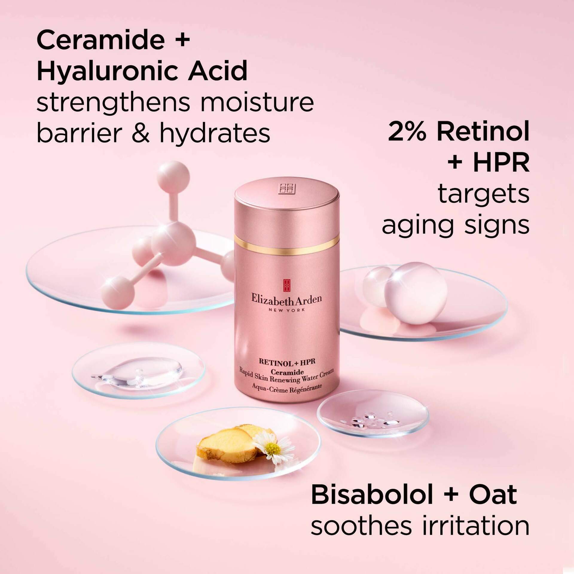 Retinol + HPR Ceramide Moisturizing Face Cream for Wrinkles & Dry Skin - Anti-Aging Night Cream for Women & Men - Hydrating Skincare for Face, Neck & Décolleté