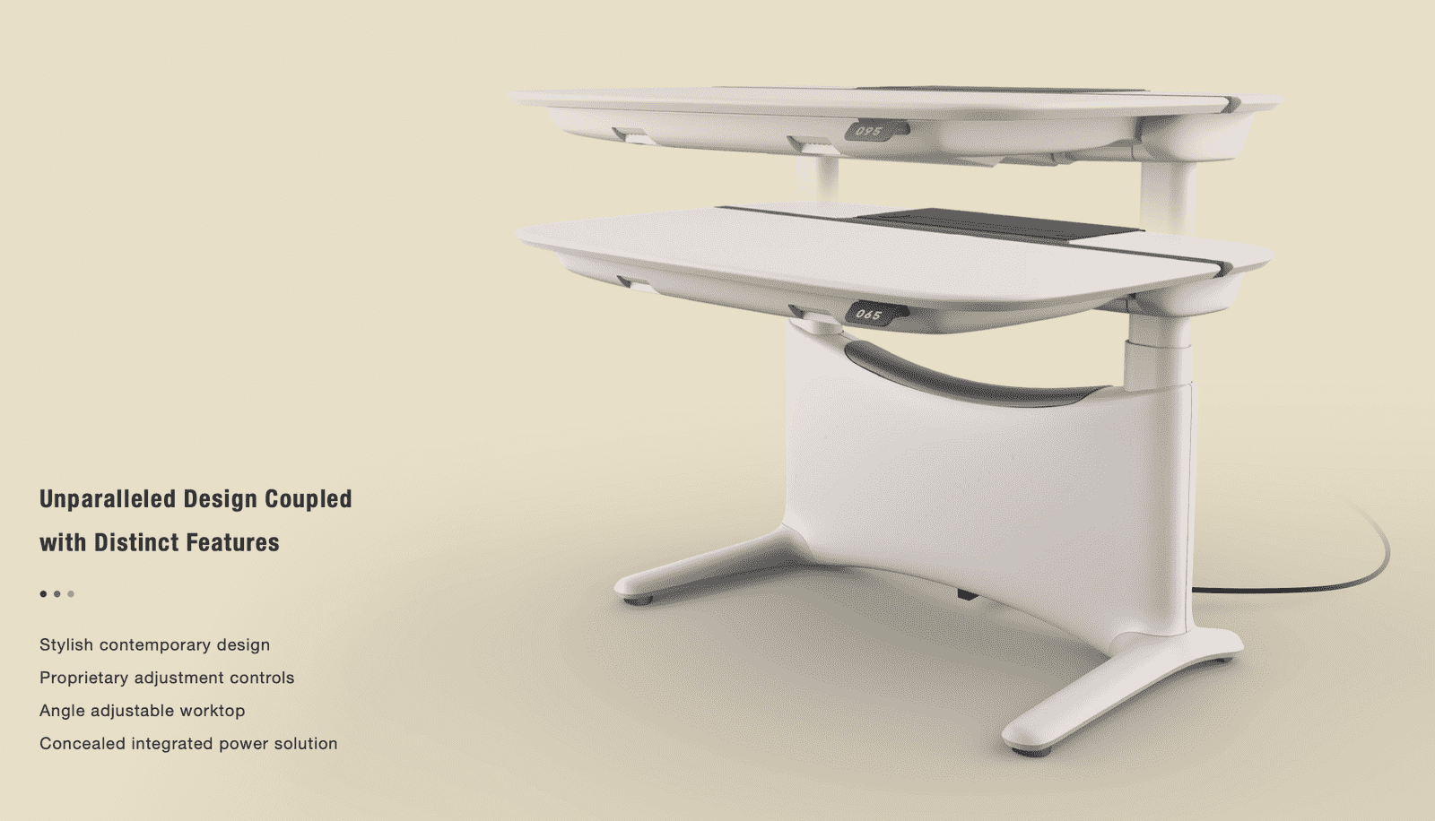 1.2m UFOU UPON Electric Standing Desk - Height Adjustable Motorized Sit Stand Workstation for Home & Office - Perfect for Ergonomics, Remote Work & Productivity