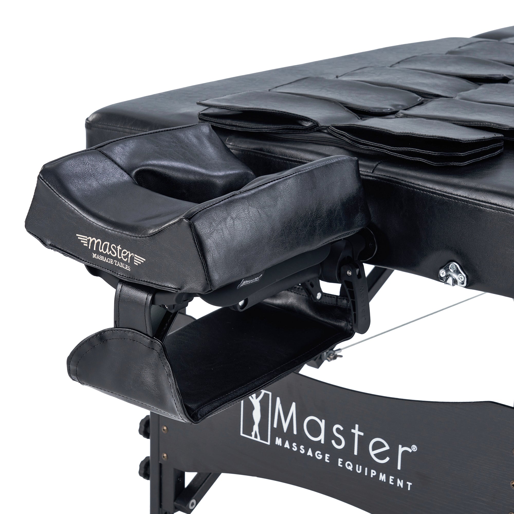 Professional Portable Massage Table with Airbags - Full Body Stretching, 3D Lumbar Traction for Neck, Back, Waist & Hip Pain Relief - Chiropractic Table for Home & Clinic Use - Ideal for Physical Therapy, Relaxation & Pain Management (Black)