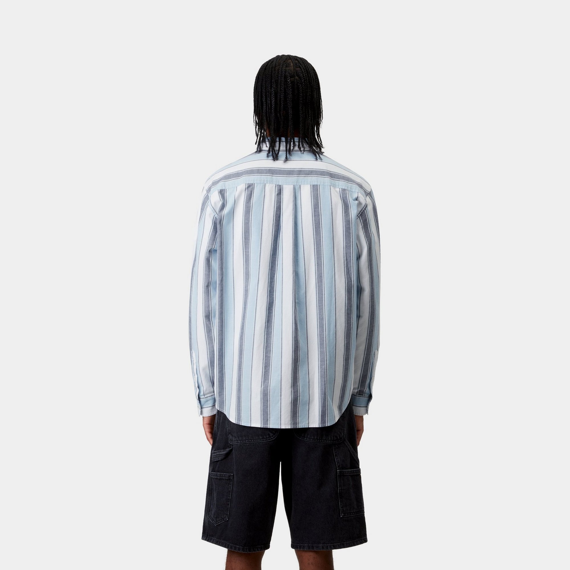 Kendricks Men's Striped Casual Shirt - Blue | Comfortable & Stylish for Office, Date Night & Everyday Wear