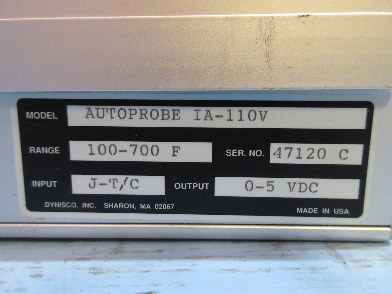 Dynisco IA-110V Autoprobe I Thermocouple Control Module Controller - Temperature Regulation for Industrial Extrusion & Plastic Processing