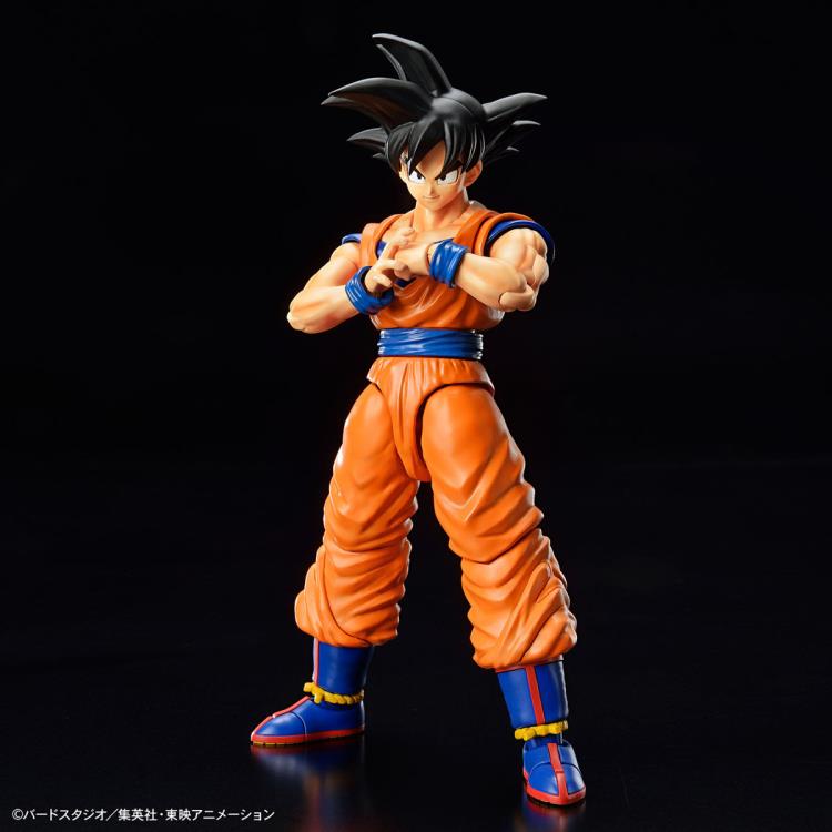 Figure Rise Standard Dragon Ball Z Son Goku New Spec Version Action Figure Model Kit - Perfect for Anime Collectors & DBZ Fans Display or DIY Building Fun