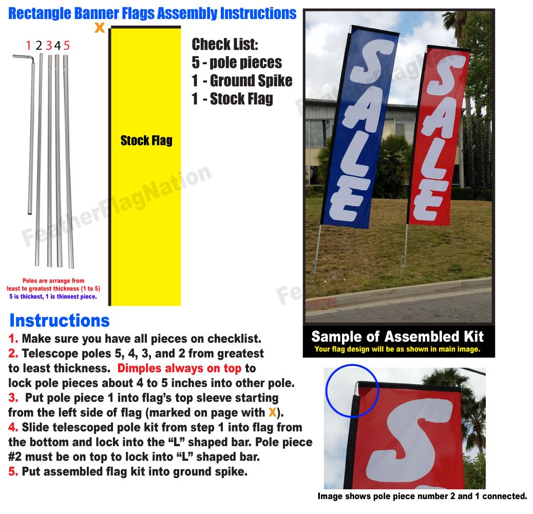 Pink Rectangle Feather Banner Flag with Pole Kit & Ground Spike - Car Wash, Auto Detailing & Hand Wash Advertising - Perfect for Car Wash Businesses, Auto Shops & Detailing Services