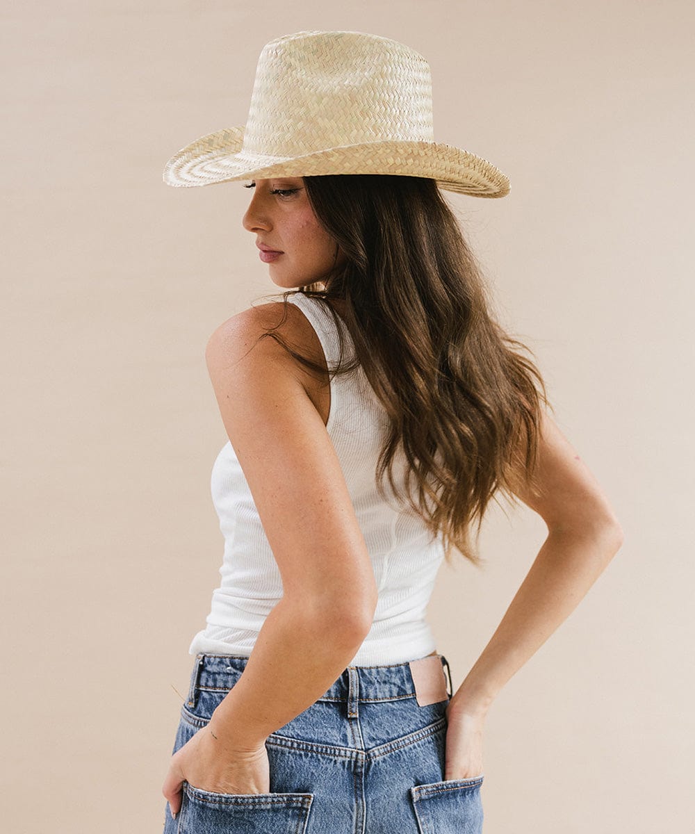 Stylish Codi Straw Cowboy Hat for Women & Men - Western Fashion Sun Hat with Wide Brim - Perfect for Outdoor Rodeo, Beach, Music Festivals & Summer Vacations