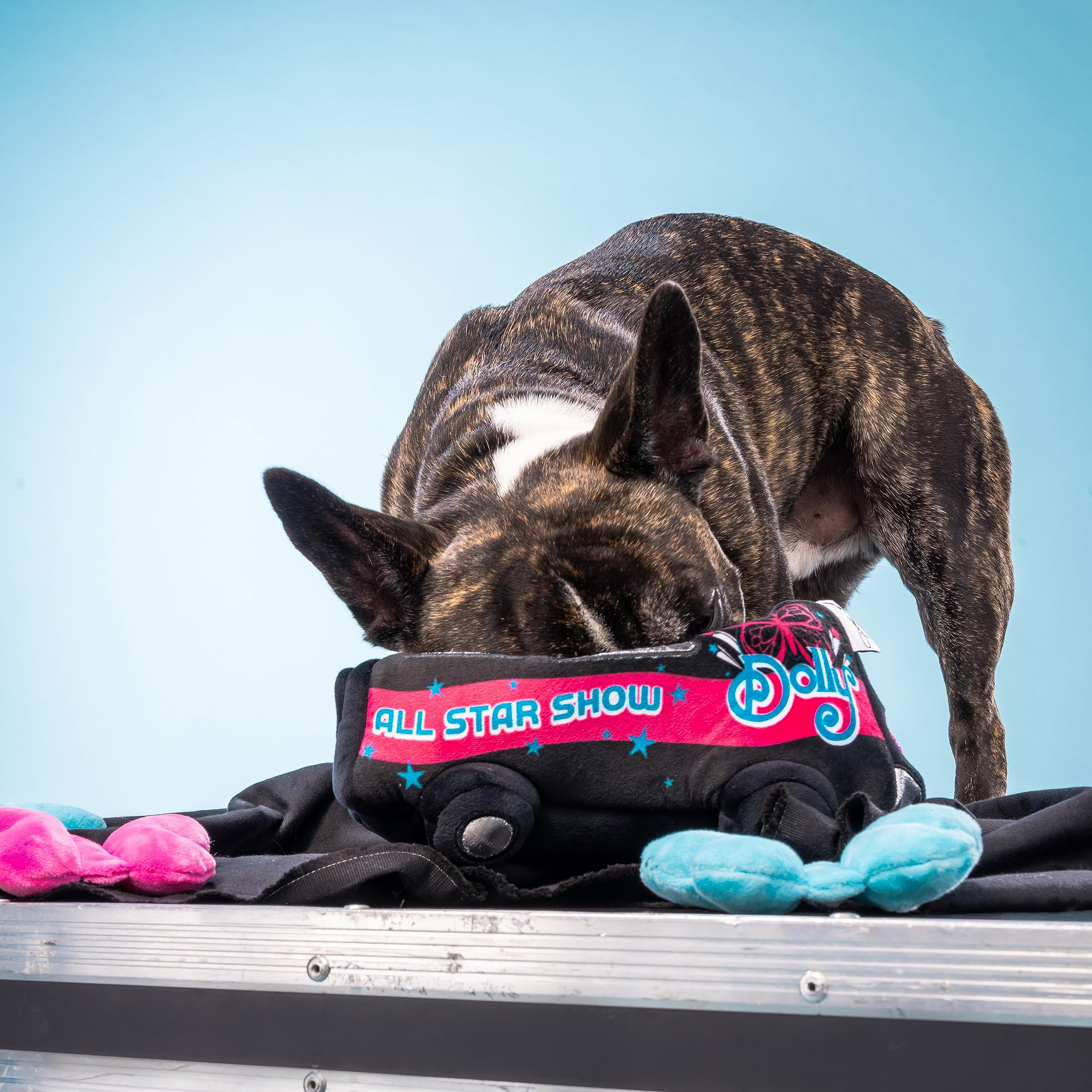 Doggy Parton Plush Dog Toys Collection - Tour Bus Hideaway for Small & Medium Dogs | Soft & Durable Chew Toy for Puppies | Perfect for Travel, Crate Training & Playtime