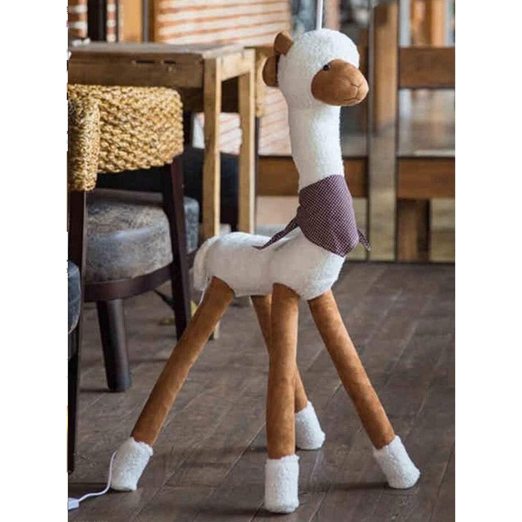 **Cartoon Alpaca Floor Lamp with Remote Control - Cute & Creative Lighting for Living Room, Bedroom, Kids Room, Nursery - Perfect Night Light & Decorative Gift**