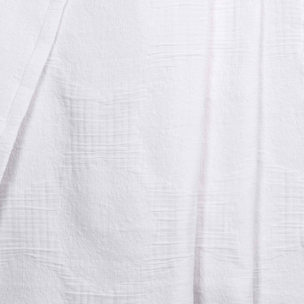 Tanta Cotton Medium Weight Crinkle Woven Coverlet - Soft & Breathable Bedspread for All Seasons | Perfect for Bedroom Decor, Guest Rooms & Cozy Home Styling