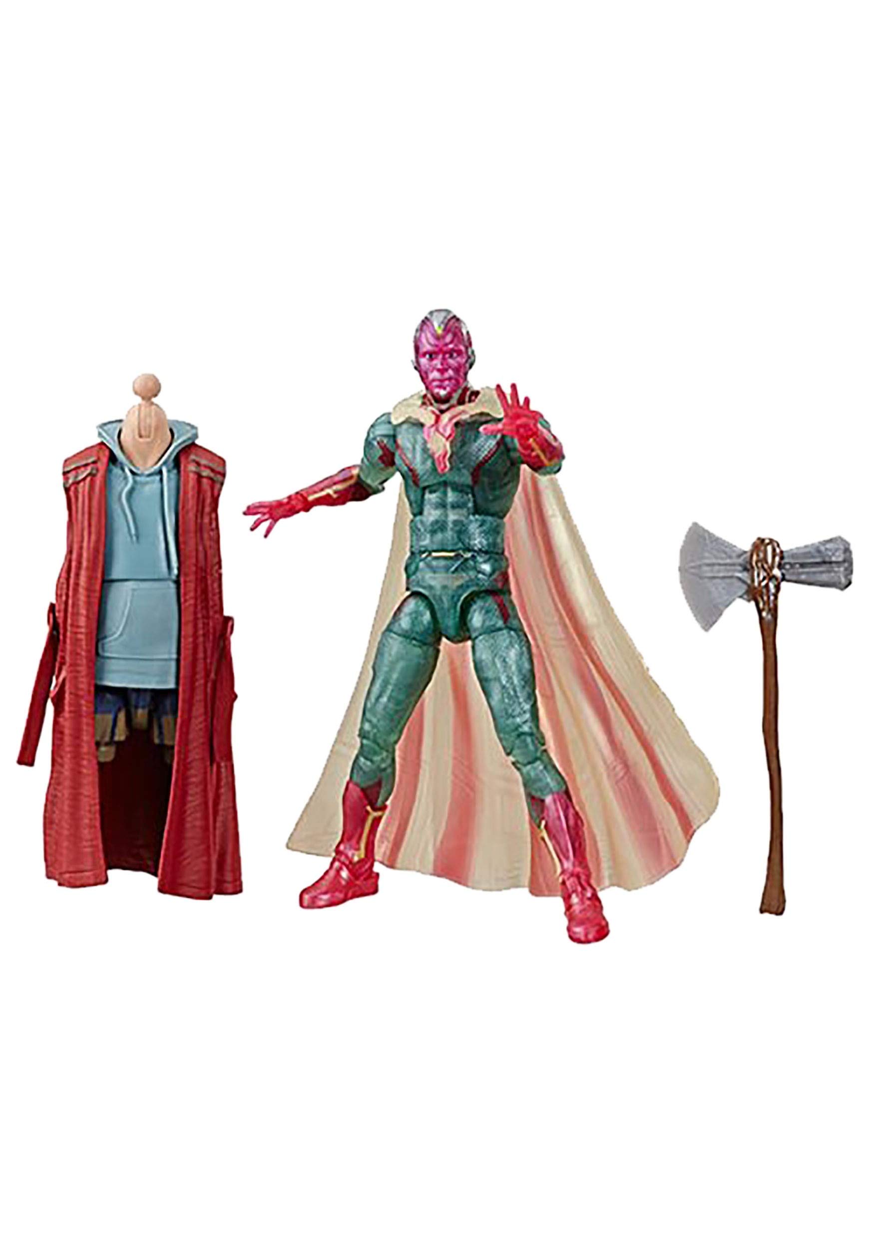 Marvel Legends Series Captain America Civil War 6-Inch Action Figure - Avengers Vision Collectible Toy for Display & Gifts | Superhero Collection, Movie Merchandise, Marvel Fan Gift Idea