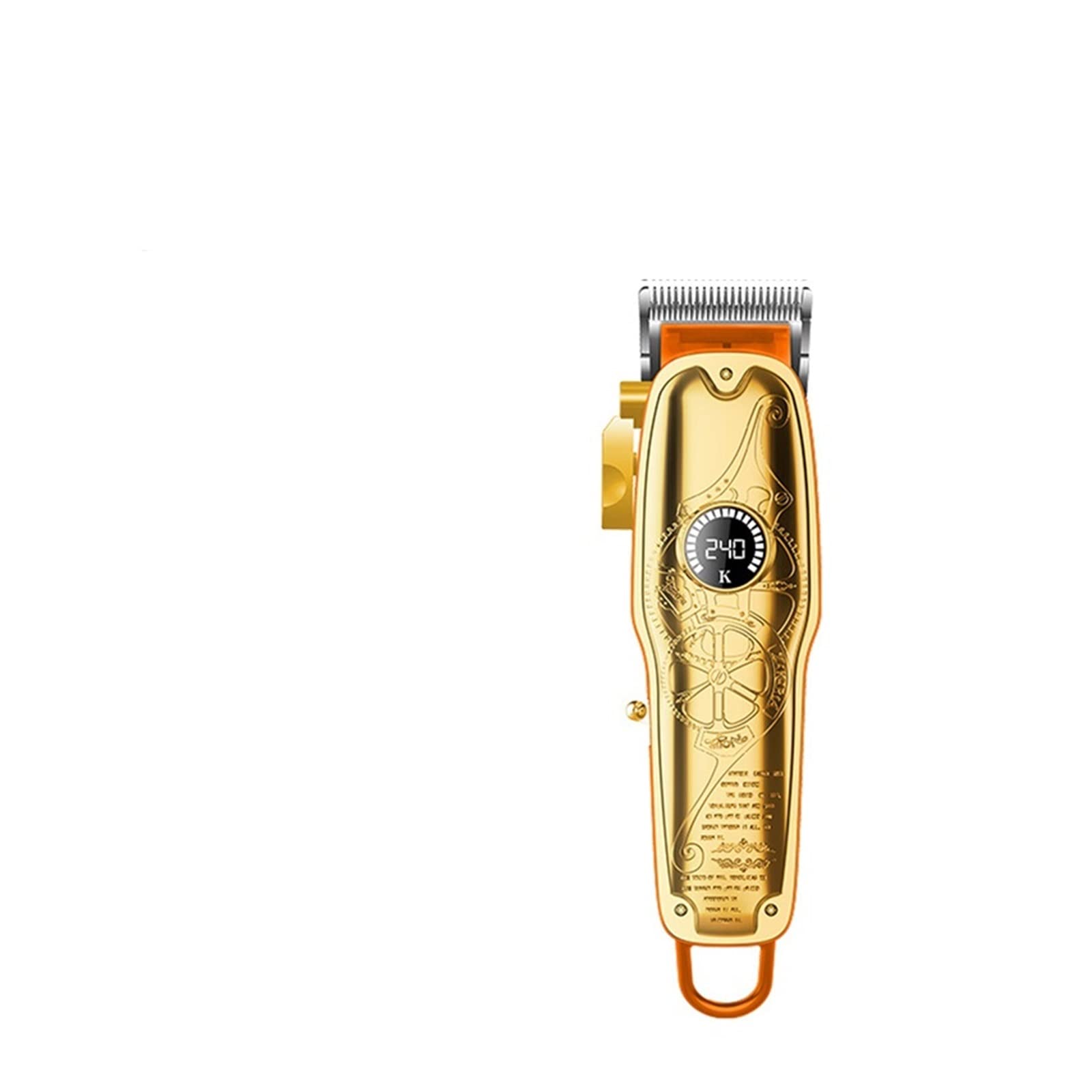 Professional Cordless Hair Clipper - Adjustable Powerful Electric Hair Trimmer for Men, Rechargeable Beard & Hair Cutting Kit with Gold Bubble Bag | Perfect for Home Barbering, Salon Use & Travel Grooming