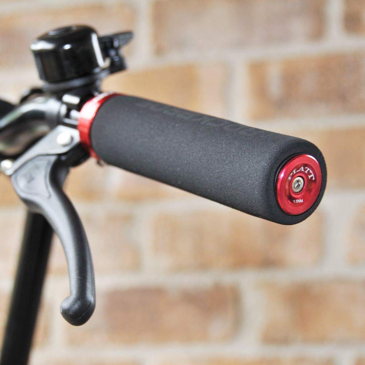 Premium Aluminum Bicycle Bar End Plugs - Durable Handlebar Caps for Road, Mountain & BMX Bikes (1 Pair) - Perfect for Cycling Safety & Bike Protection