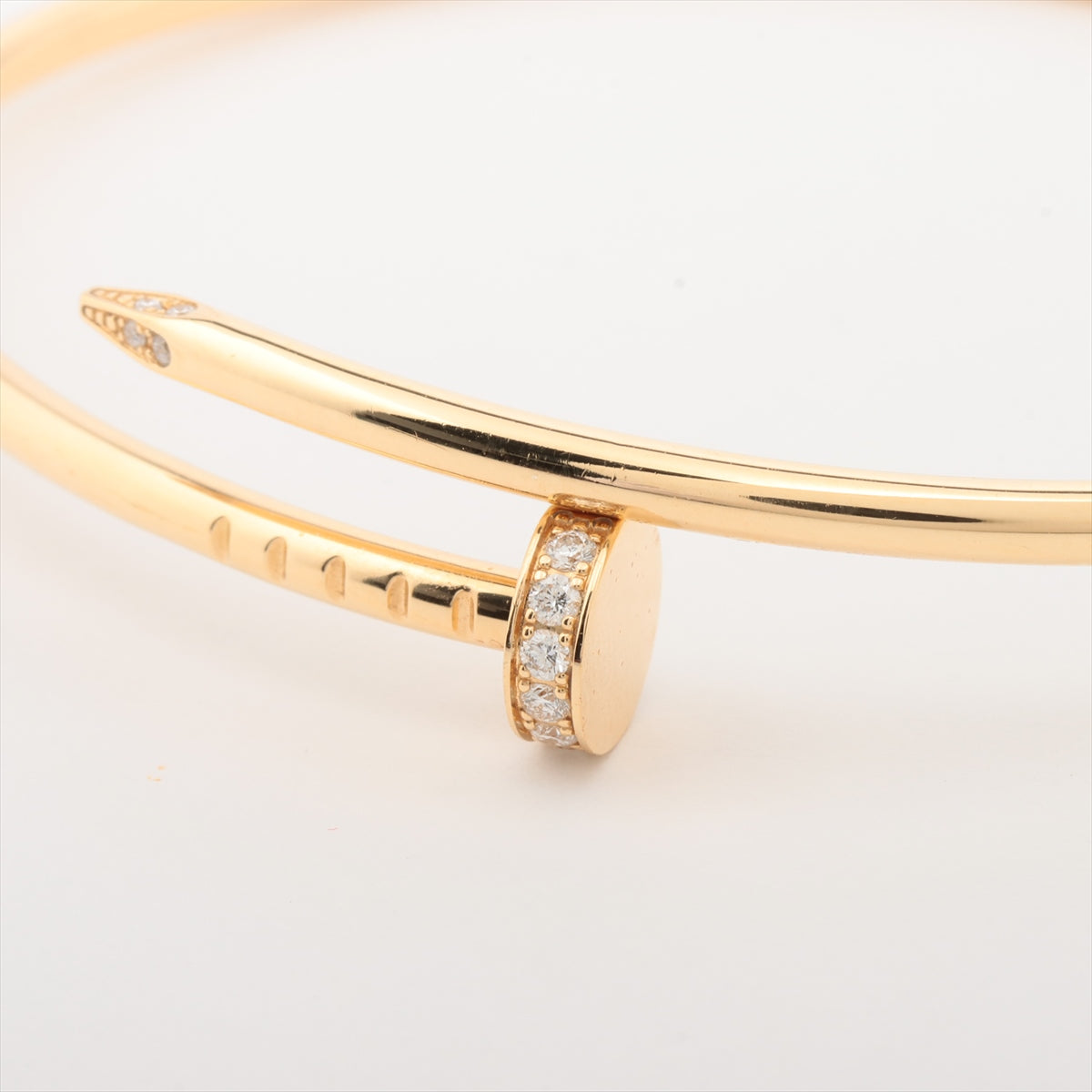 Cartier Juste un Clou Small Diamond Bracelet 17 - Luxury Gold Bangle for Women, Perfect for Parties, Weddings & Special Occasions