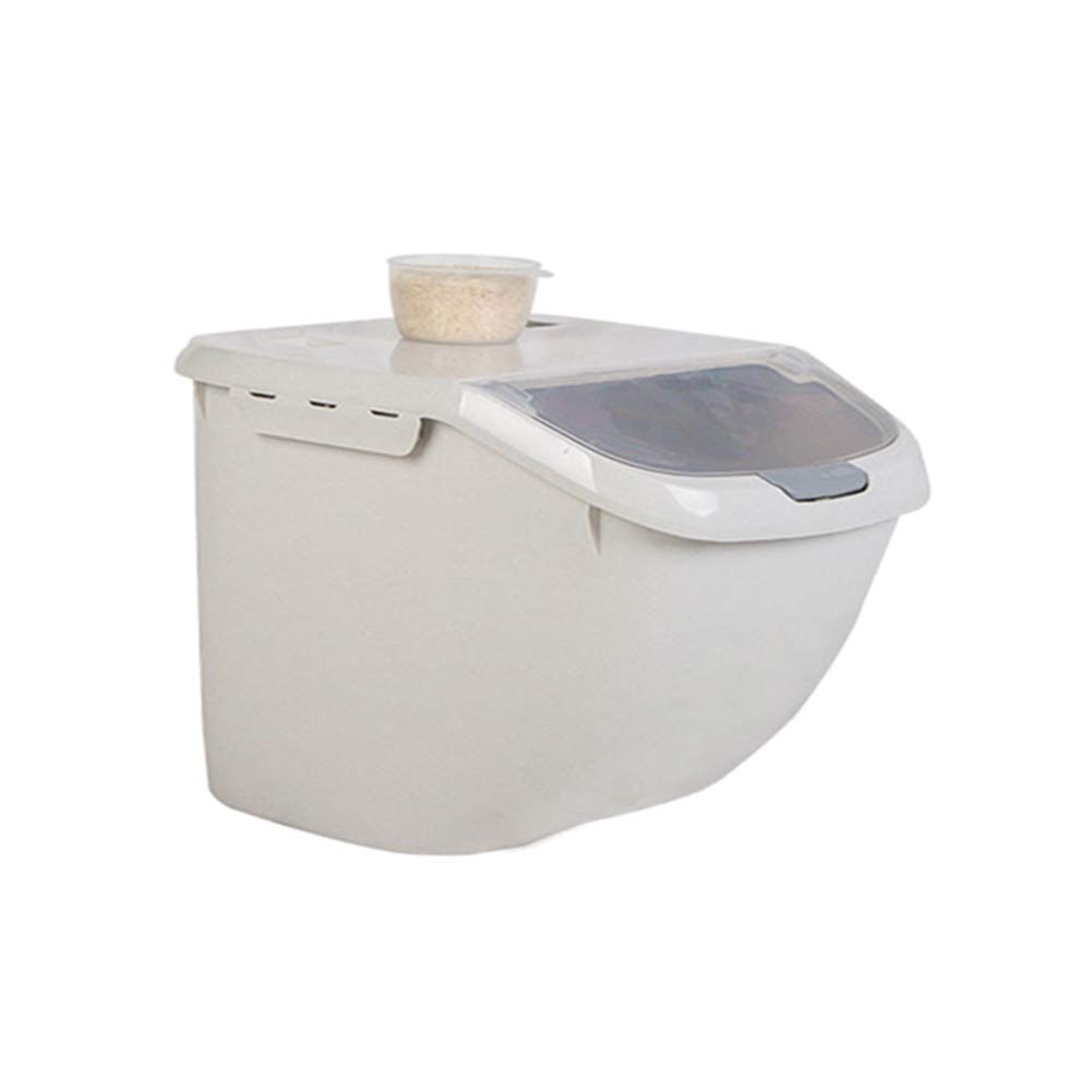 Nevup 6kg Rice Storage Container with Flip Lid - Airtight Food Organizer for Grains, Cereals, Flour | Perfect for Kitchen Pantry, Bulk Food Storage & Meal Prep