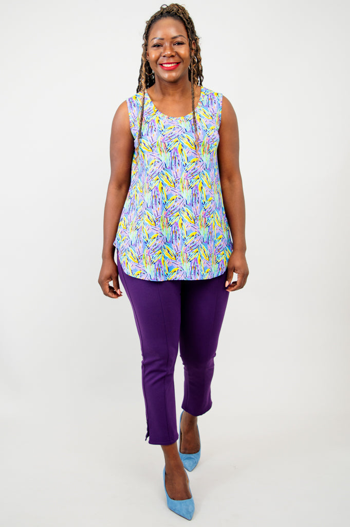 Stylish Jazz Tank Top for Women - Soft Bamboo Fabric - Laval Collection - Perfect for Yoga, Summer Outfits & Casual Wear - Final Sale