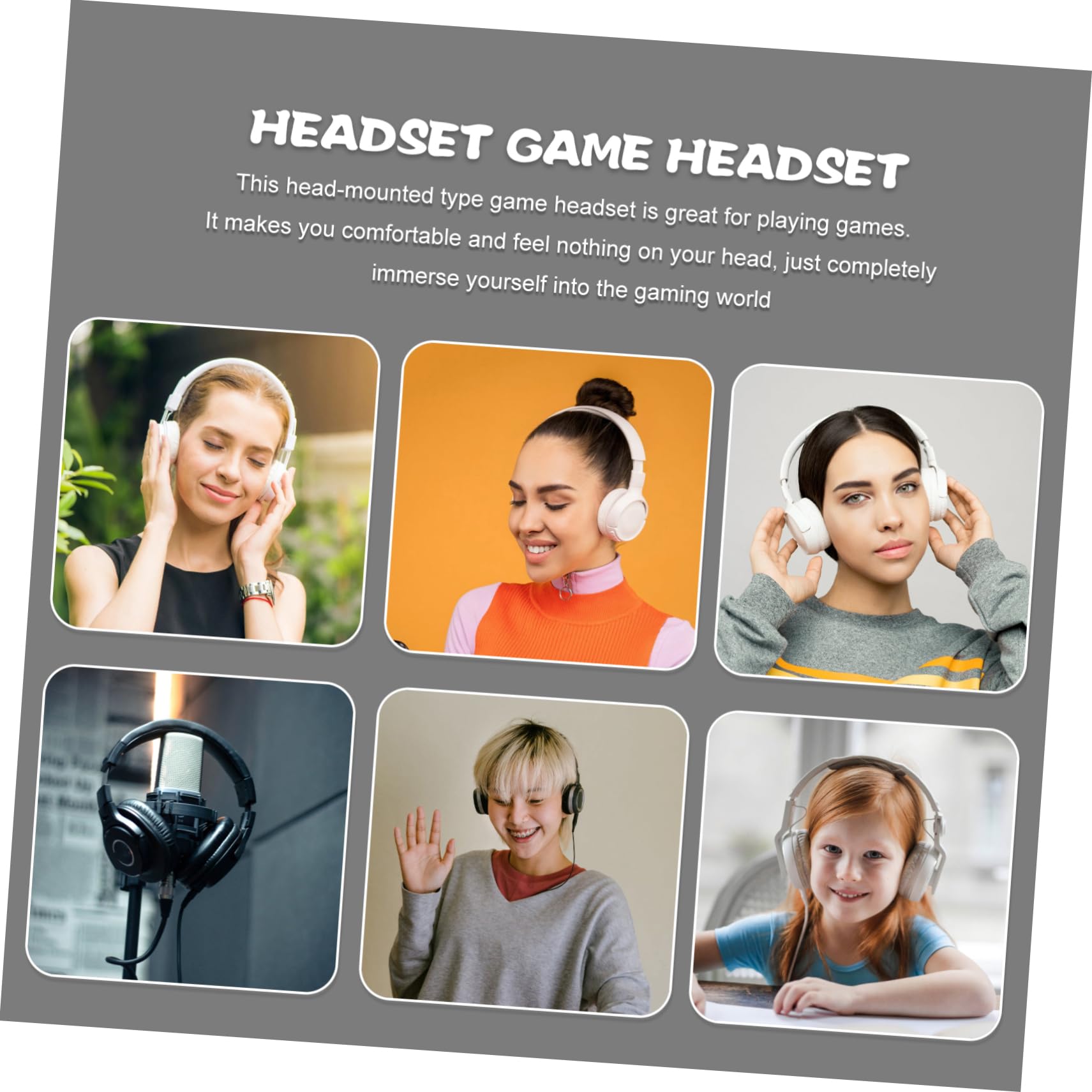 Mikikit E-Sports LED Gaming Headphones i3000 - Noise Cancelling Headset with Microphone for PC, PS5, Xbox - Perfect for Competitive Gaming & Streaming