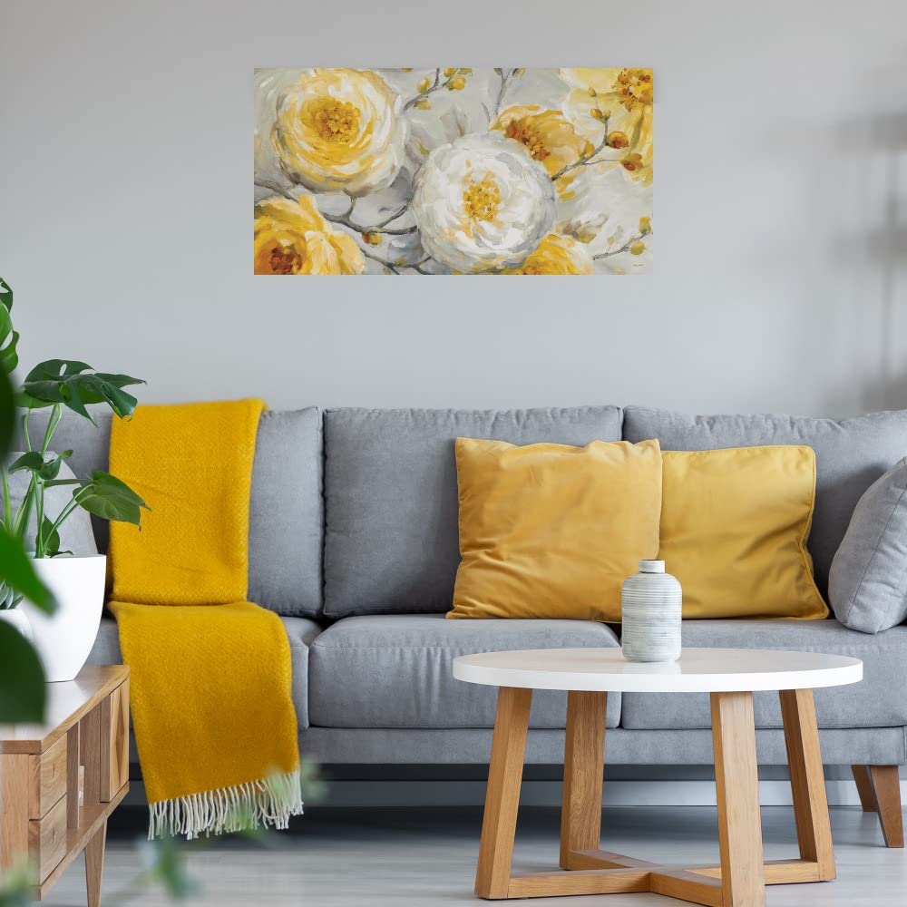 Sunshine Canvas Wall Art by Lisa Audit - Modern Fine Art Print for Living Room, Bedroom, Office & More - Ready to Hang 40x21 Inches - Perfect for Home Decor, Gifts & Interior Design