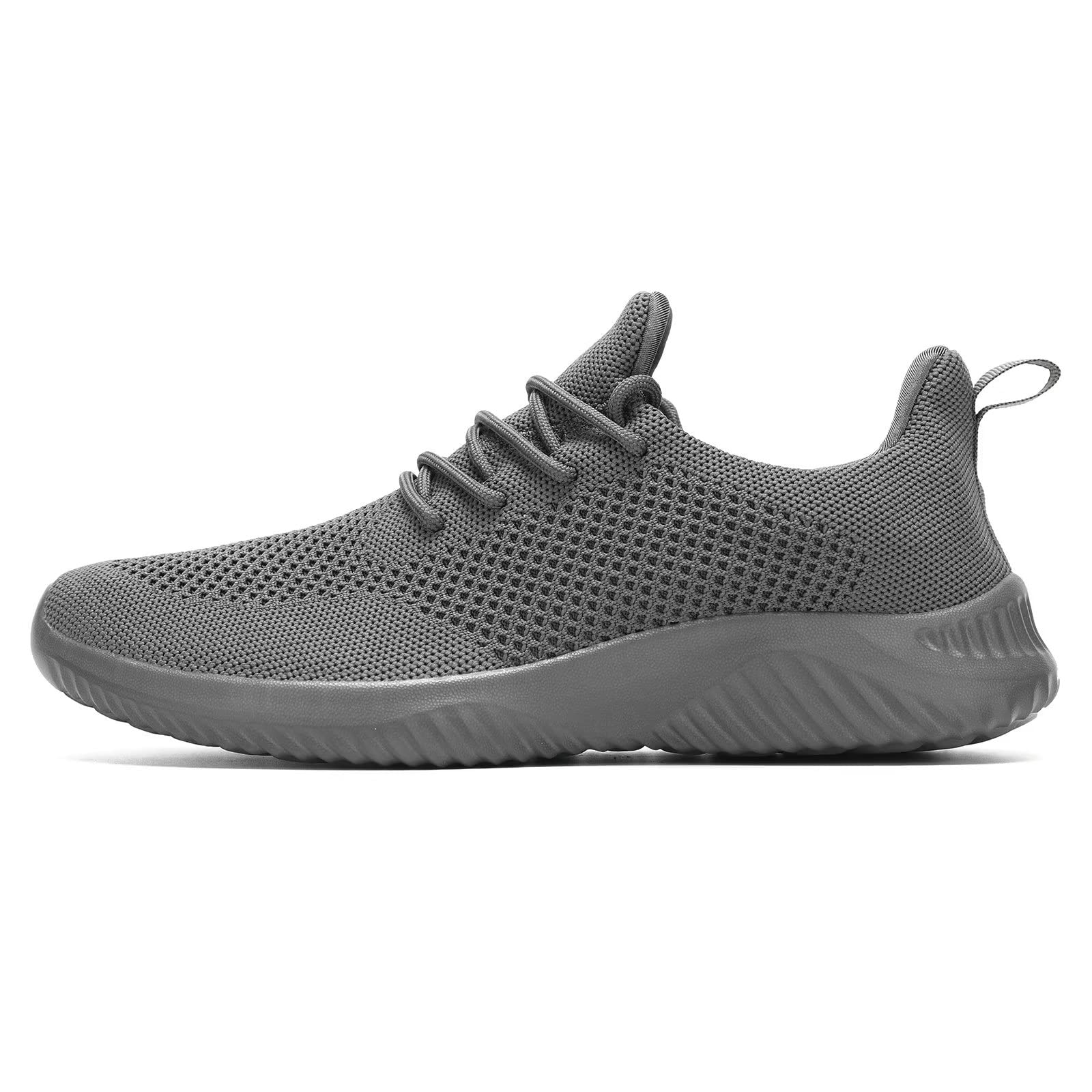 Men's Slip-On Running Shoes - Breathable Mesh Walking Sneakers with Soft Sole | Lightweight & Comfortable Loafers for Tennis, Work & Training | Perfect for Gym, Jogging & Casual Wear