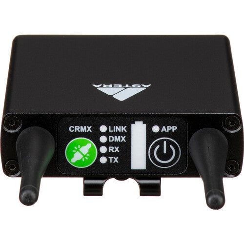 AsteraBox CRMX Wireless DMX Transmitter for Professional Lighting Control - Perfect for Stage, Studio, and Event Production
