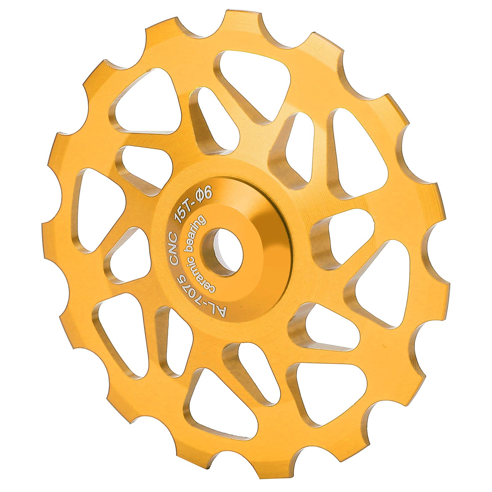 15T Mountain Bike Rear Derailleur Pulley with Ceramic Bearing Guide Wheel - Durable & Smooth Shifting for MTB, Trail & Off-Road Cycling