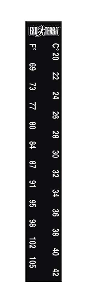 Exo Terra 2-Pack Digital LCD Terrarium Thermometer for Reptiles, Amphibians & Small Pets - Accurate Temperature Monitoring for Vivariums & Terrariums
