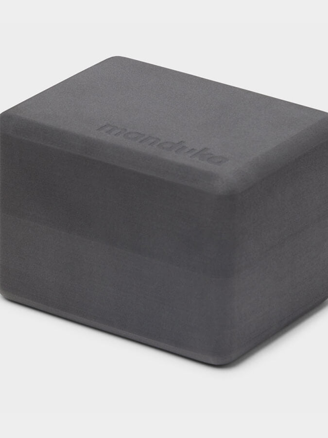 Manduka Recycled Foam Travel Mini Yoga Block - Lightweight & Eco-Friendly Yoga Support for Home, Studio & Travel Practice