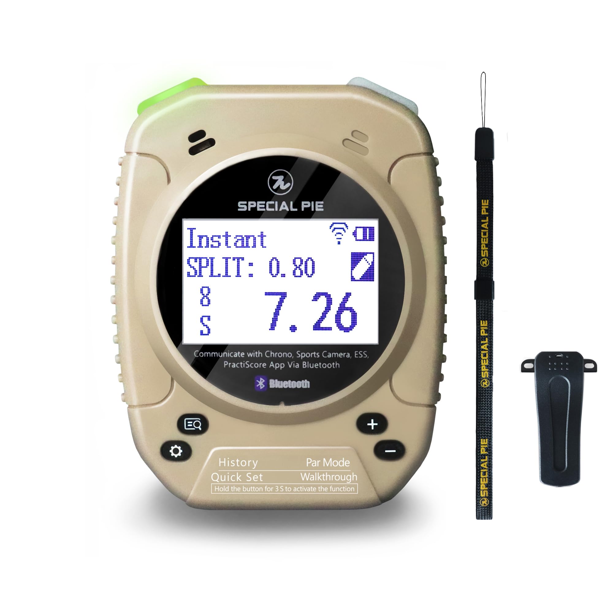 M1A2+W Shot Timer for Shooting Competition - Wireless Connection with Large LED Score Display | Perfect for IPSC, USPSA Matches & Shooting Club Training | Improve Accuracy & Reaction Time