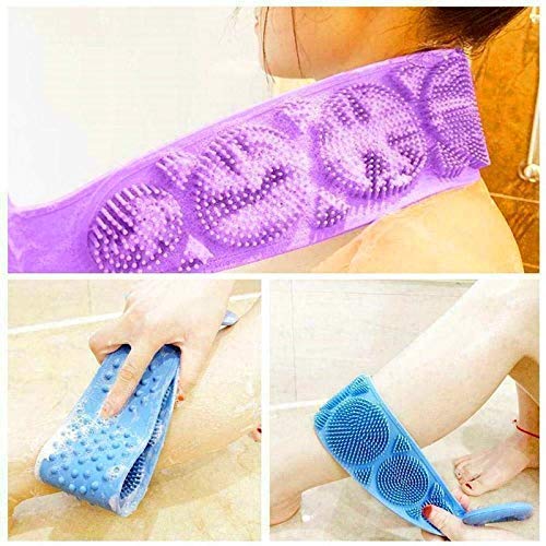 ODIN Silicone Body Scrubber - Dual-Sided Exfoliating Brush for Dead Skin Removal & Massage - Shower & Bath Use