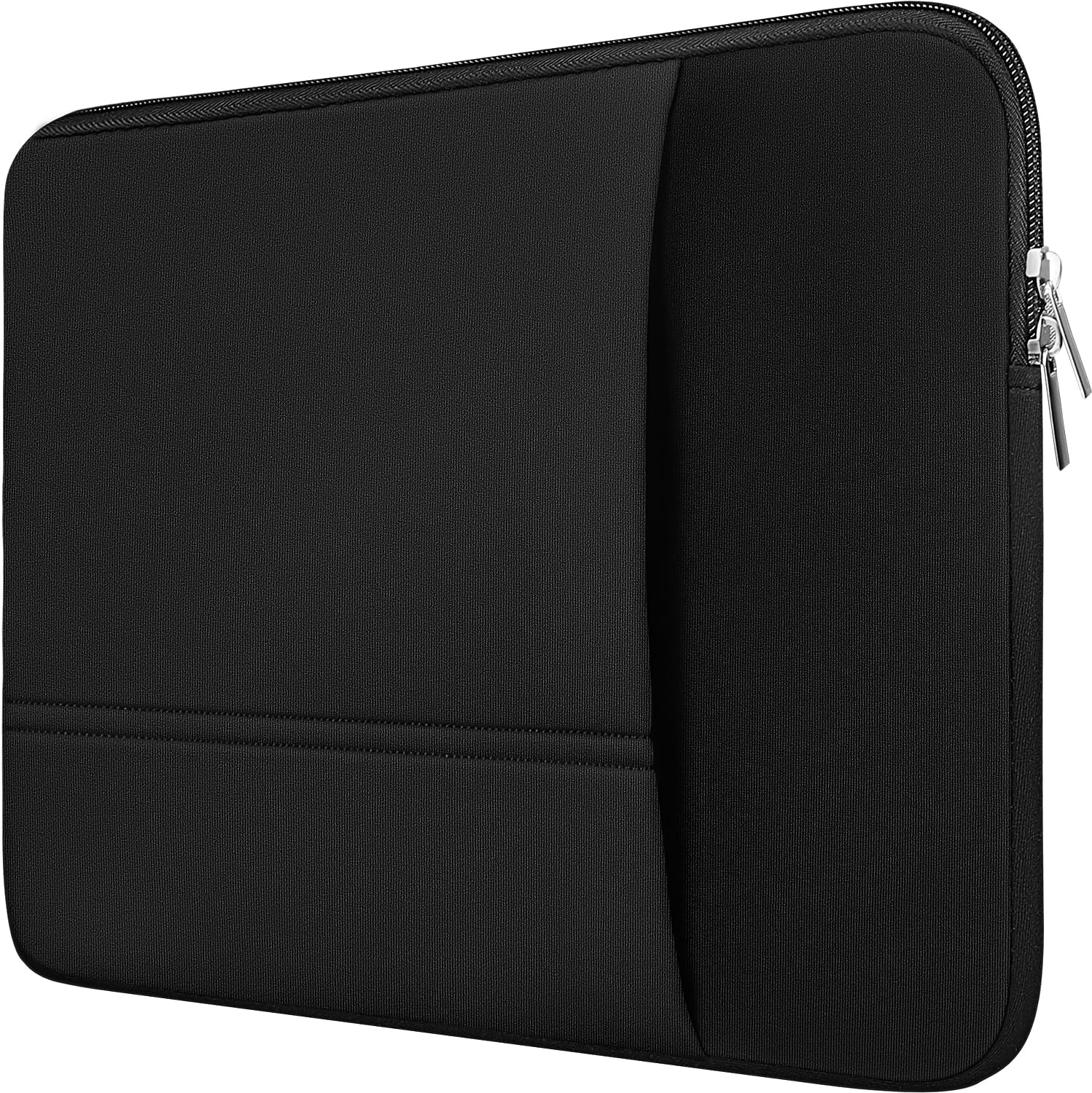 TEDNETGO 14 Inch Laptop Sleeve for MacBook Pro 2024 - Waterproof Protective Case Compatible with 13-14 Inch MacBook Pro/Air (Black) - Perfect for Travel, Office & School Use