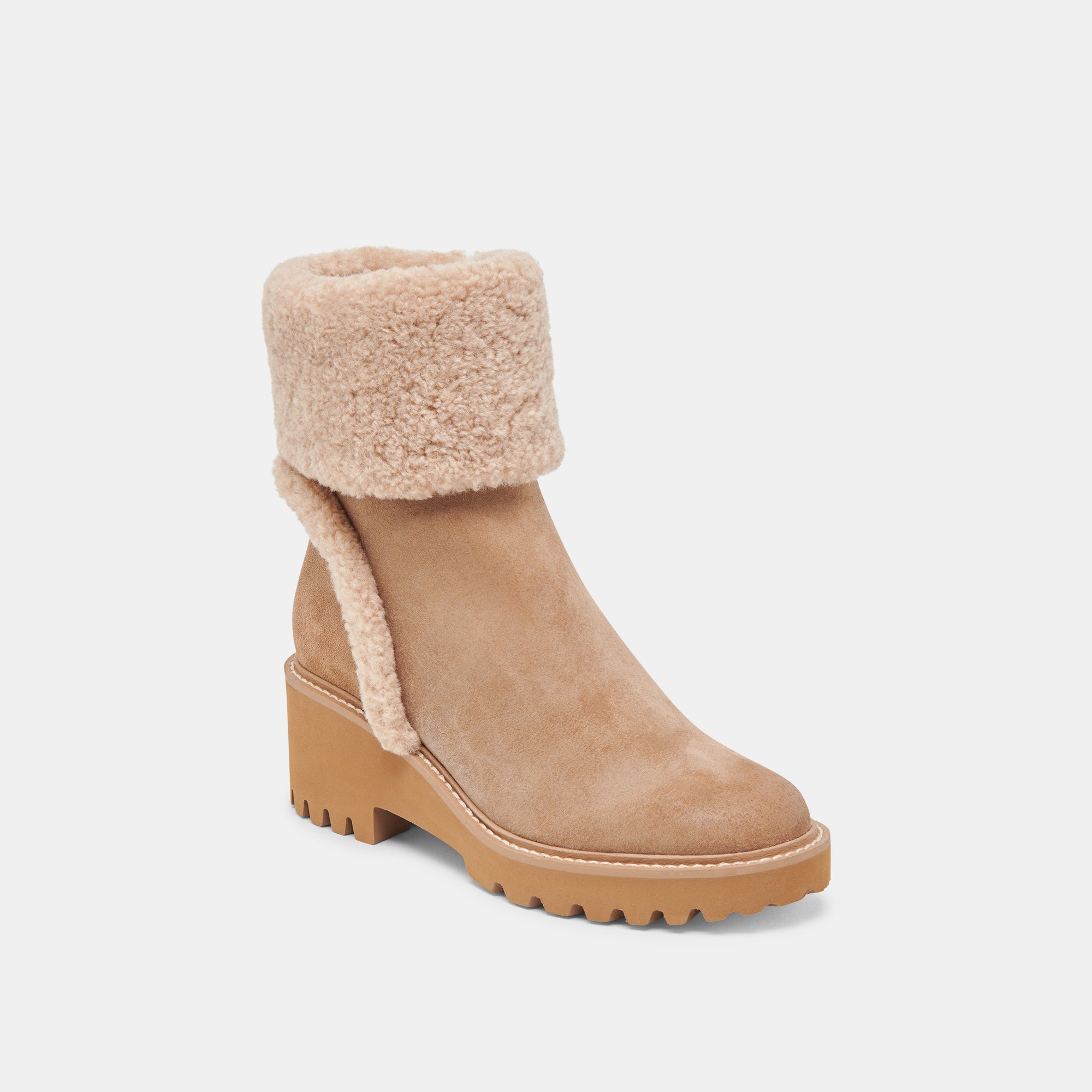 HUG H2O Waterproof Boots for Women - Mushroom Suede Ankle Boots | Comfortable & Stylish for Fall, Winter, and Rainy Days
