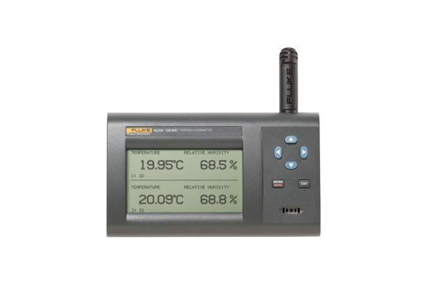 Fluke Base Thermo Hygrometer with Dew Point Measurement - Accurate Temperature & Humidity Monitor for HVAC, Laboratories, and Industrial Use