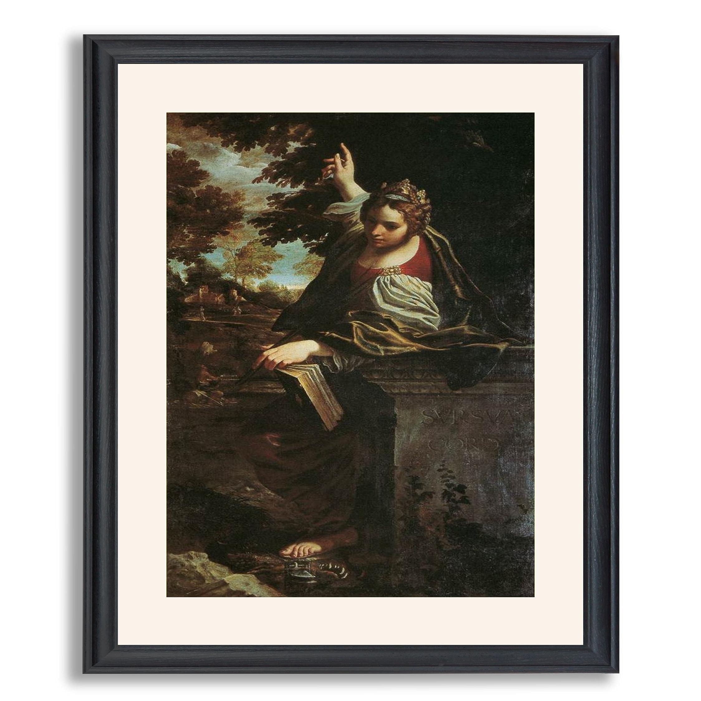 St Margaret by Annibale Carracci Framed Art Print - Premium Canvas Painting Reproduction in Wood Frame - Wall Decor for Living Room, Bedroom & Office - Perfect Gift for Art Lovers & Home Decoration