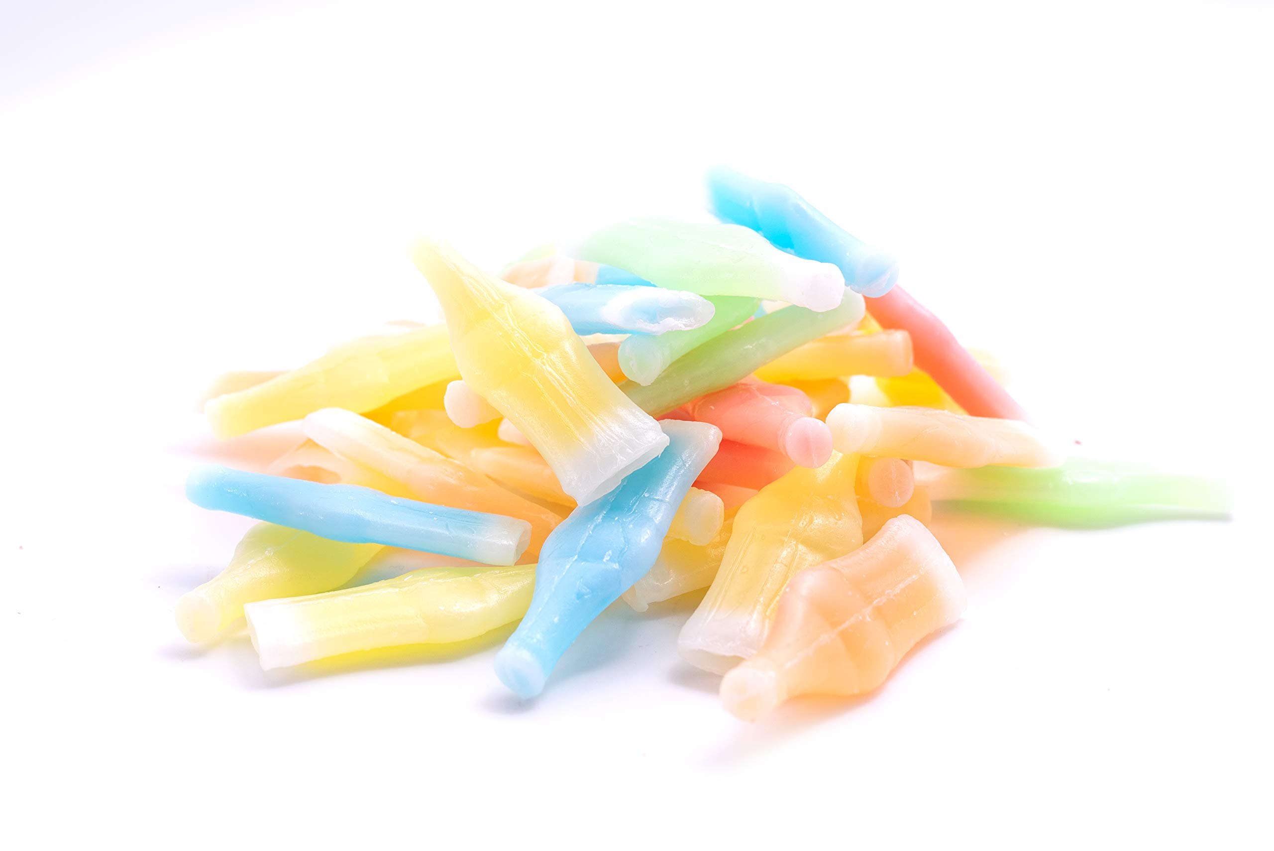 Wax Bottles Candy Drinks - 1LB Bulk Retro Candy in Resealable Stand Up Pouch (60 Pieces) - Vintage Wax Bottle Sweets for Parties, Halloween, Gift Baskets & Nostalgic Treats