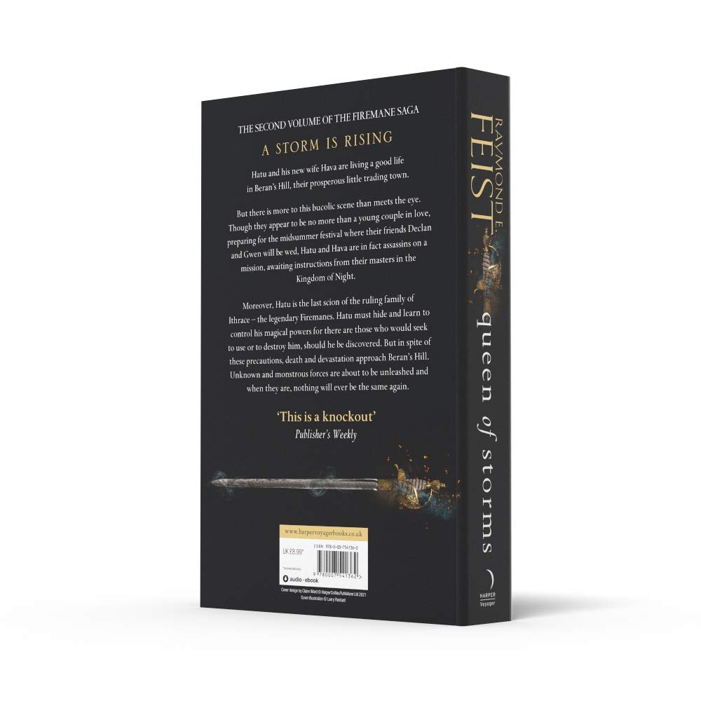 Queen of Storms (The Firemane Saga Book 2) - Epic Fantasy Novel by Raymond E. Feist | Perfect for Fantasy Lovers & Book Club Discussions