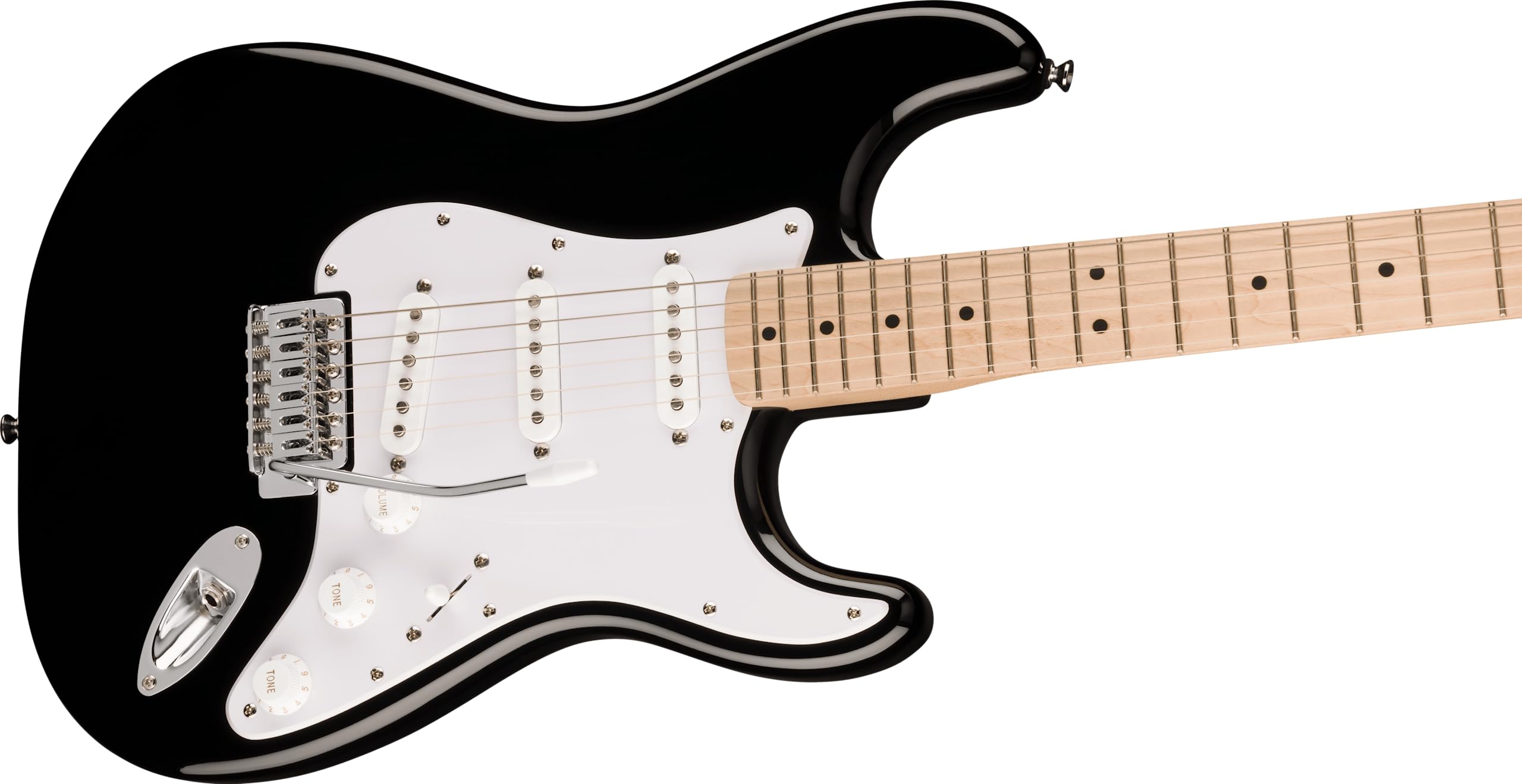 Squier 6 String Solid-Body Electric Guitar for Beginners - Right Handed, Black (Model 0373152506) | Perfect for Rock, Blues & Home Practice