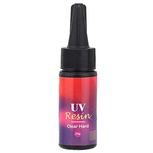 UV Epoxy Resin Glue - Clear Hard Ultraviolet Cure Crystal AB Glue for Jewelry Making, DIY Crafts, Model Casting & Art Projects - 25g | Perfect for Resin Jewelry, DIY Decorations & Small Craft Repairs