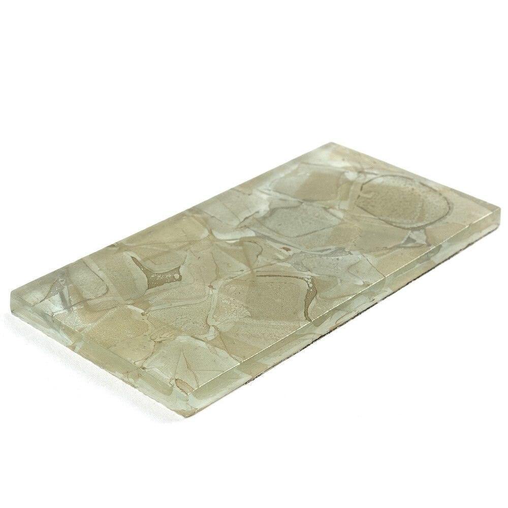 Premium Liquid Glass Subway Tile Honey 3