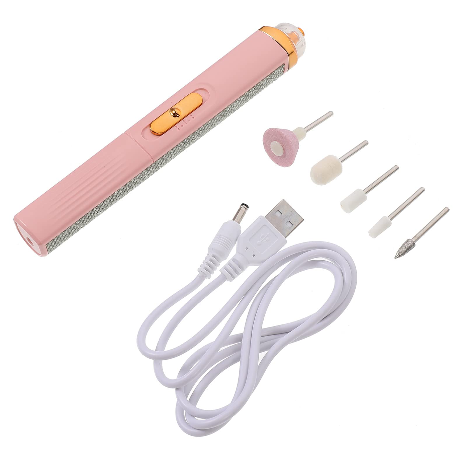 Lurrose Electric Nail File Kit - Portable Nail Drill Machine with Rotary Tool for Manicure & Pedicure | Professional Nail Polishing & Shaping | Perfect for Home & Salon Use