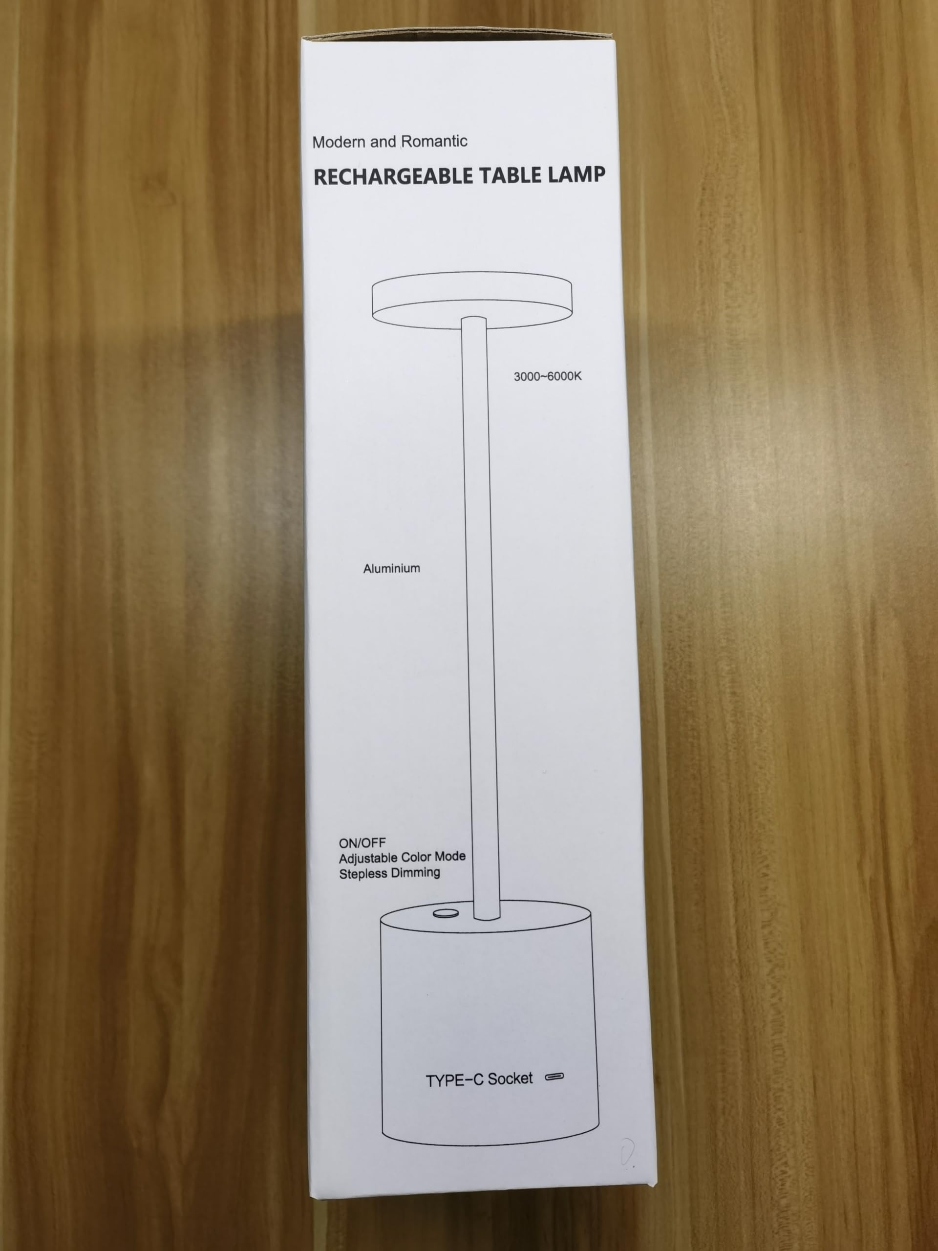 Hapfish Cordless LED Table Lamp Set of 2 - 5000mAh Rechargeable Battery Operated Desk Lamps, Dimmable Table Light for Home Office, Restaurant, Dining Room & Outdoor Use (Gold) | Perfect for Reading, Working & Ambient Lighting