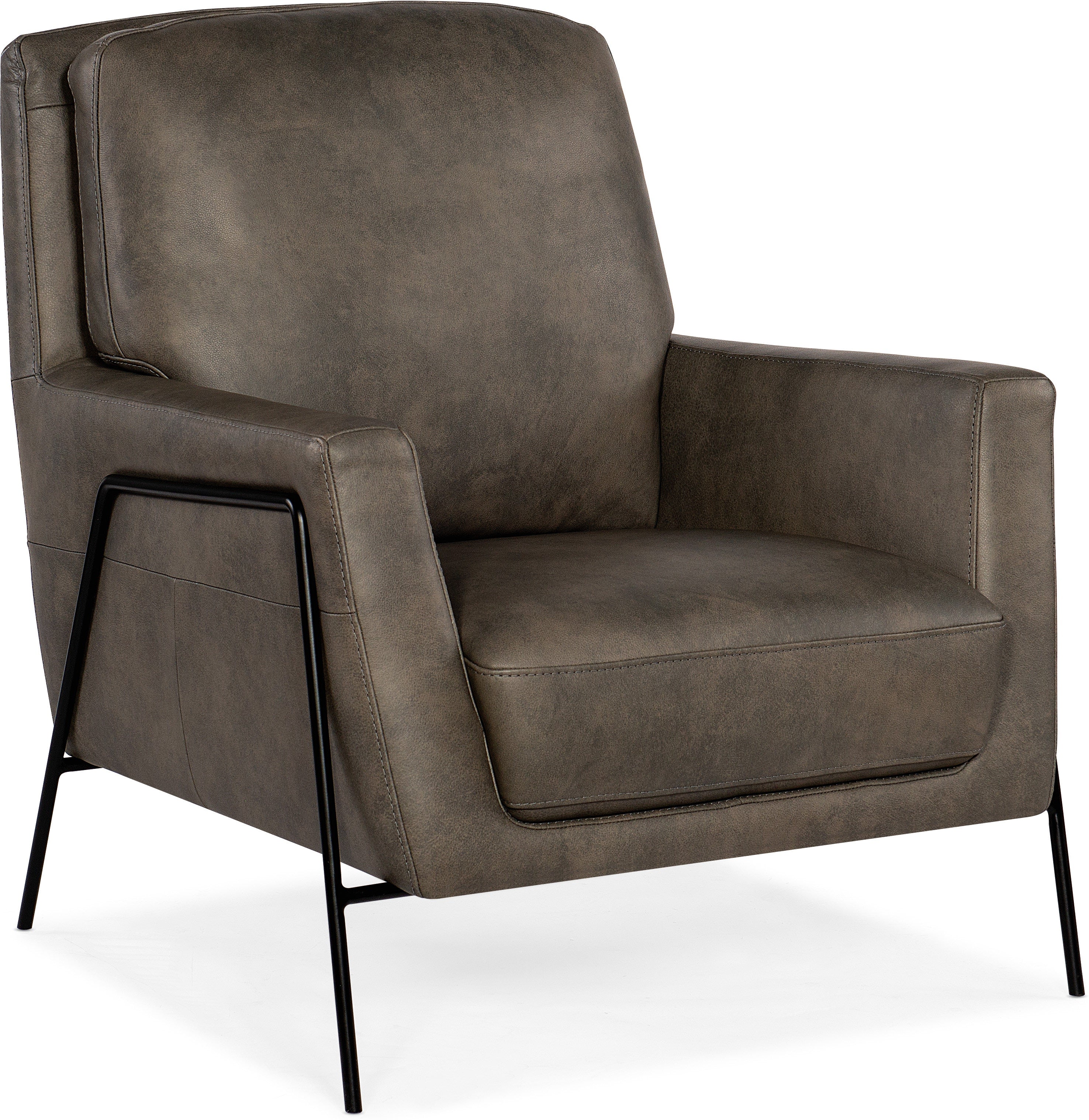 Amette Modern Metal Frame Club Chair - Stylish & Comfortable Lounge Seating for Living Room, Office, or Patio