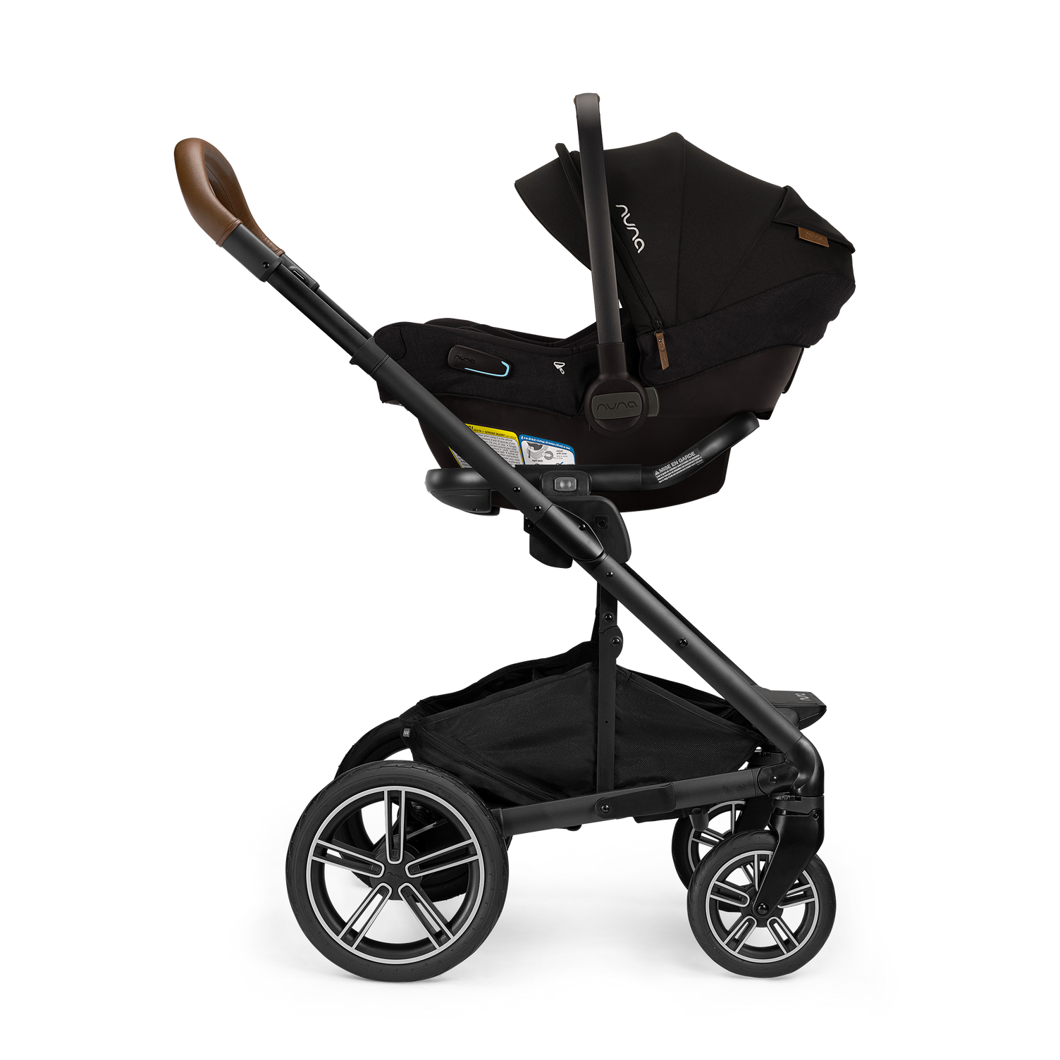 Nuna Pipa Aire RX Infant Car Seat with Pipa RELX Base - Lightweight, Safe & Comfortable Baby Car Seat for Newborns | Perfect for Travel, Daily Commutes & Family Outings | Caviar Color