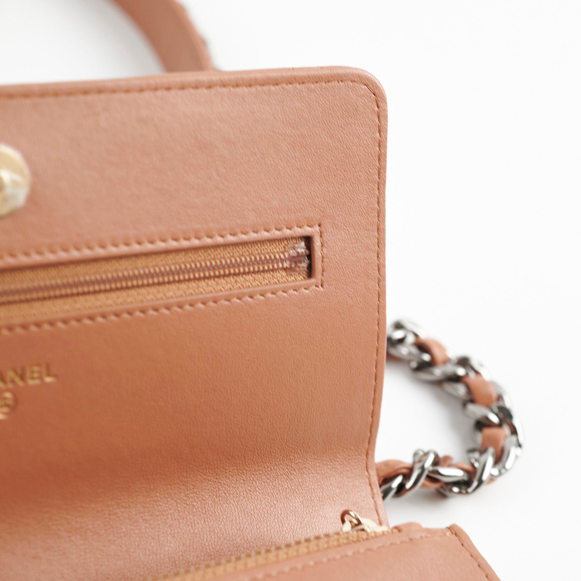 Chanel 19 Wallet On Chain WOC Bag in Caramel - Luxury Crossbody Bag for Women, Perfect for Parties, Date Nights & Everyday Use