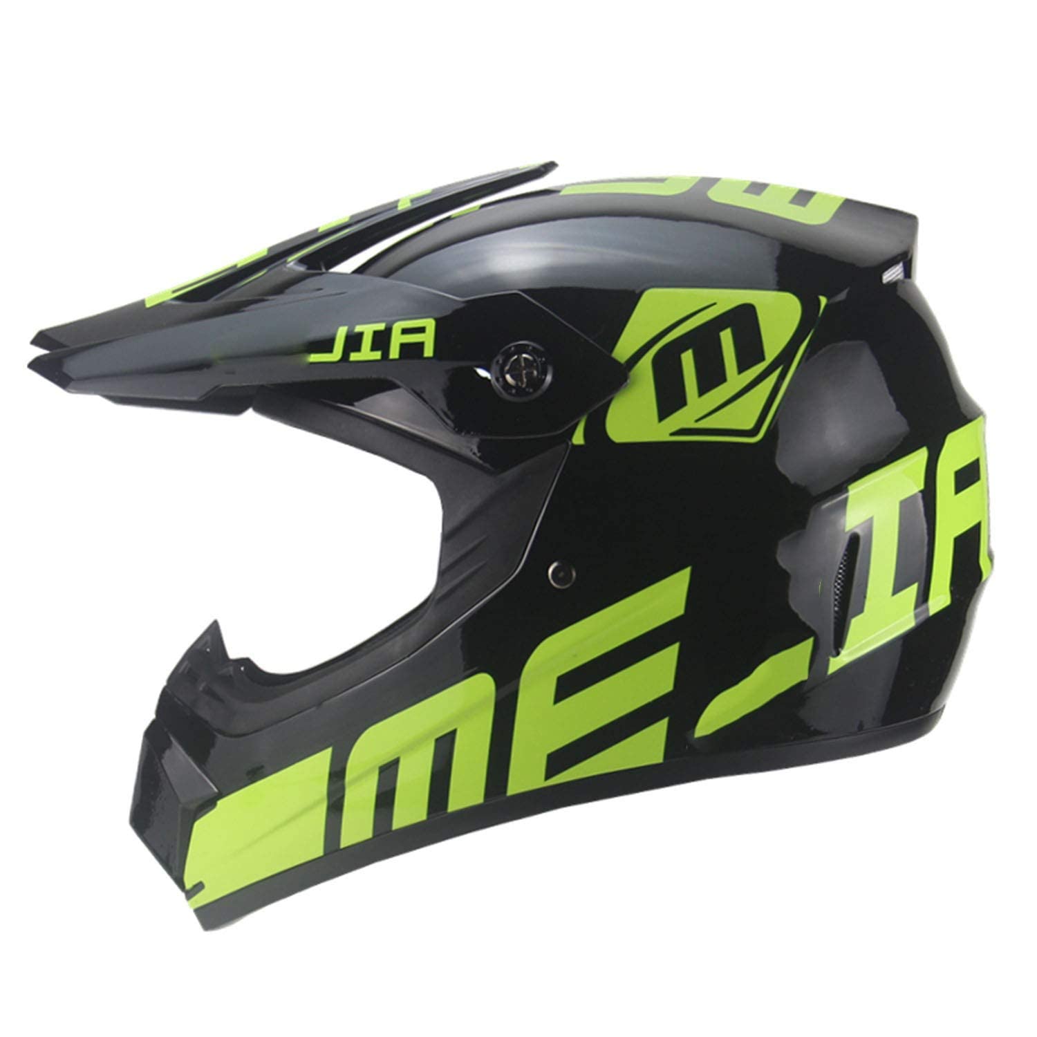 Kids Full Face Motocross Helmet with Goggles & Gloves - DOT Approved MTB Motorcycle Helmet for ATV, Dirt Bike, BMX & Off-Road Riding - Perfect for Youth MX Racing & Adventure Trail Riding