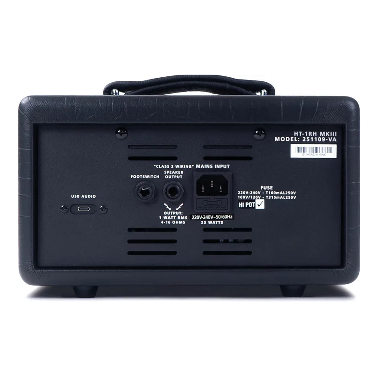 Blackstar HT-1RH MKIII 1W Tube Guitar Amplifier Head - Perfect for Home Practice & Studio Recording