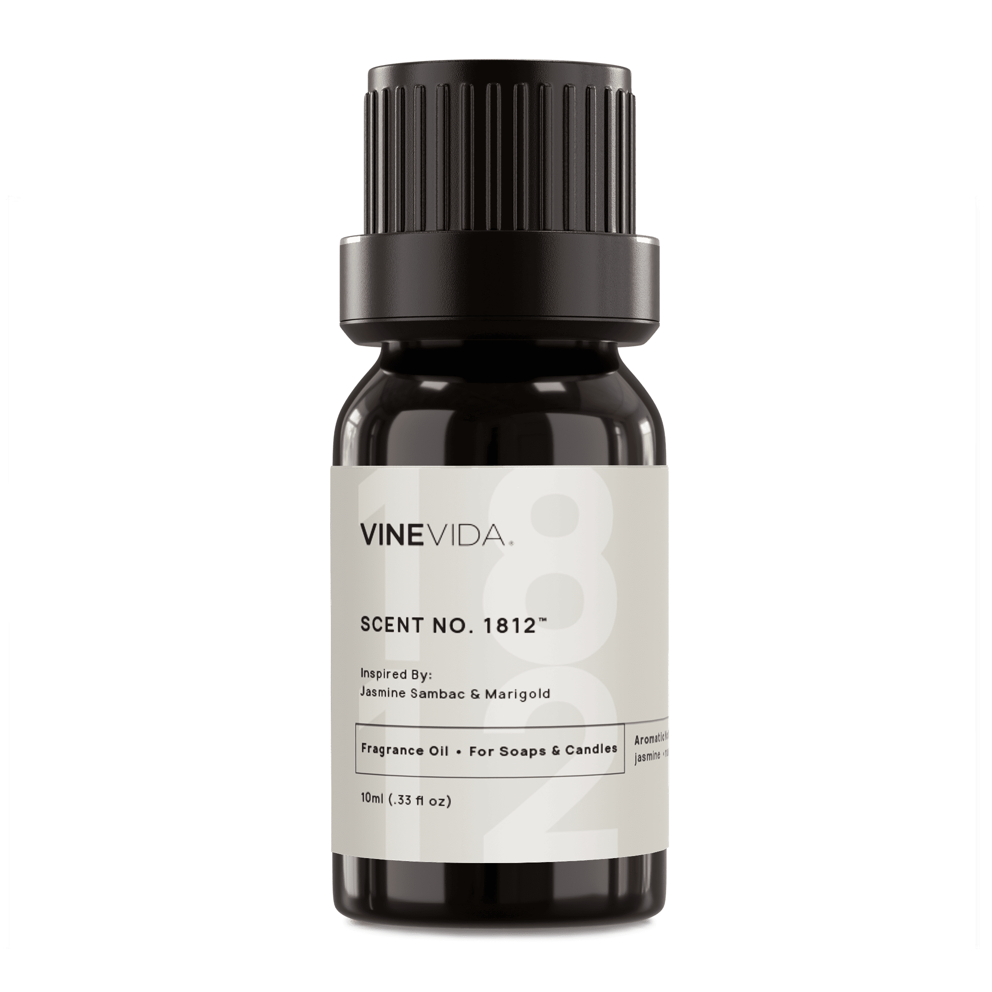 NO. 1812 Jasmine Sambac & Marigold Fragrance Oil for Soap Making, Candle Making - Inspired by Jo Malone - Perfect for DIY Home Scents, Bath Products & Aromatherapy