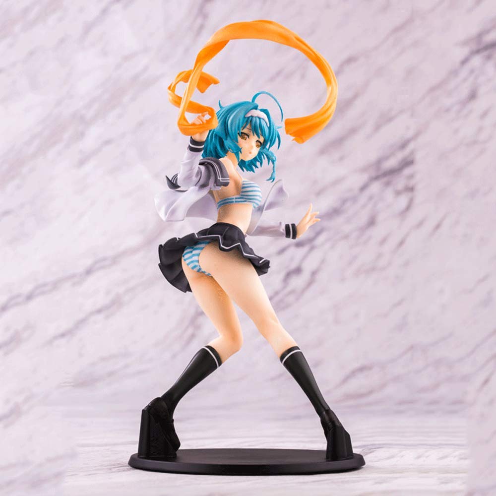 JJRPPFF Nonaka Yuki Anime Figure - 9.1 Inch Testament of Sister New Devil Character Model, Lifelike PVC Static Doll with Standing Pose - Perfect for Desktop Display, Gift Collection & Anime Lovers